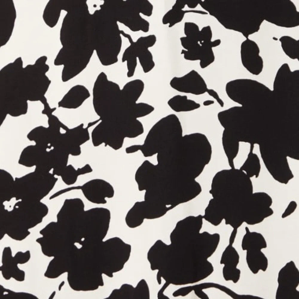 Gerard Darel Bastian Paris Black White Floral Maxi Skirt Size 3 (US Large)